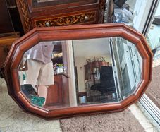 Vintage Art Deco era Large Beveled Mirror