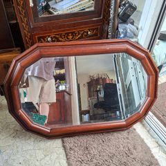 Vintage Art Deco era Large Beveled Mirror