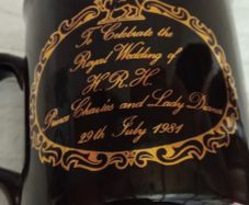 Vintage Commemorative Mugs Celebrating The Wedding Of Princess Diana Spencer To Prince Charles