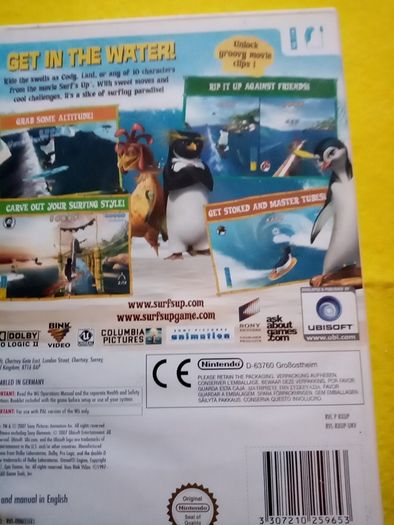 Surf s up Nintendo wii Games Original