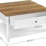 Coffee table with 2 drawers FREE DELIVERY Image 3