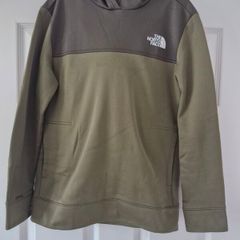 Green Northface Hoodie