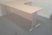 2 metre managers corner of desk with desk