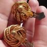 Vintage Knot Clip-On Earrings. Image 4