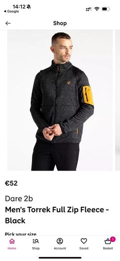 mans hoodie dare2B