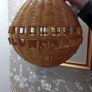 2 x Vintage Wicker Pendant Light Shades Image 8