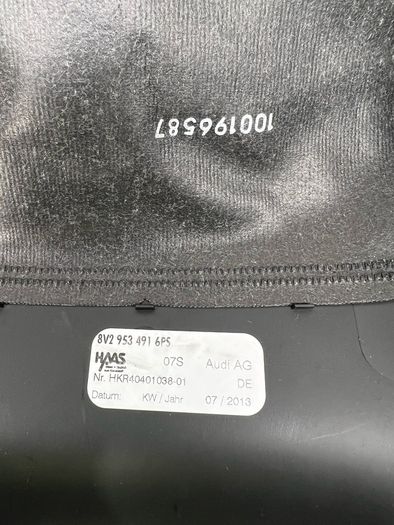 Audi A3 8v 2013 Steering Column Surround Cowl Trim 8v2953491 A2l6b1s