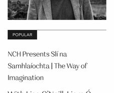 NCH Presents The Ways of the Imagination