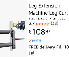 leg extension attachment