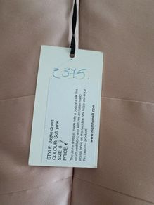 New Designer Niamh O Neill boutique champagne dusky pink dress 8 occasion for wedding confirmation communion