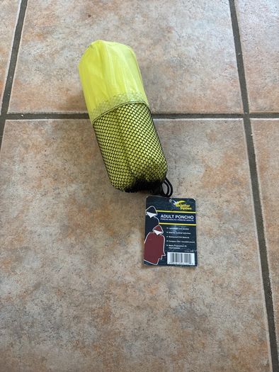Adult Waterproof Poncho with Carry Pouch