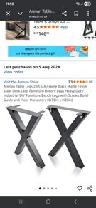 table legs