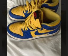 Boys Lace Up Nike High-top Trainers Size UK 1.5
