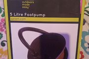 5 litre footpump for air-mattress
