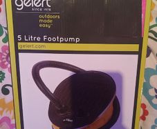 5 litre footpump for air-mattress