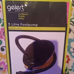 5 litre footpump for air-mattress