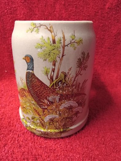 4 Vintage West German Stoneware Beer Steins