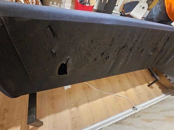Blue Double Sofa Bed
