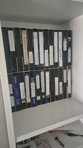 VHS cassettes