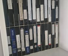 VHS cassettes
