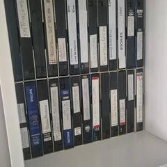 VHS cassettes