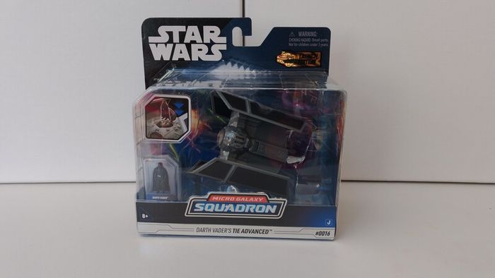 Jazwares Star Wars Micro Galaxy Squadron Darth Vader's TIE Advanced