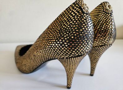 Guess Bronz Fl8rajlep08 High Heel Court Shoes RRP 139e 6 UK New & Boxed