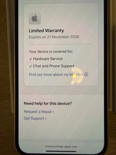 iPhone 13,128GB Like New (Used Twice) 100% Battery Apple warranty Till November 2026