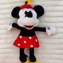 Walt Disney Minnie Mouse 90 Years Soft Plush approx. 36 cm. Used Please see photos Image 2