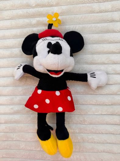 Walt Disney Minnie Mouse 90 Years Soft Plush approx. 36 cm. Used Please see photos