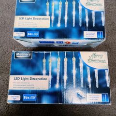 160 LED Indoor / Outdoor Christmas Icicle Lights