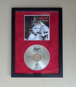 ASLAN autographed CD in a frame Christy Dignam