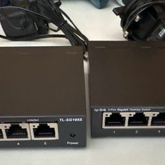 TP-Link TL-SG105S 5 Port Gigabit Network Switch x2