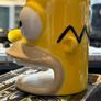 Homer Simpson 3D Ceramic Mug - Official 20th Century Fox Image 2