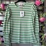 Bnwt green striped top savida. Medium Image 6