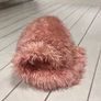 Pink fur like blanket baby photo prop Image 2