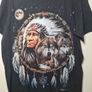 Vintage Wild T Shirt American Indian Wolves Dreamcatcher Print Fromt And Back Size Medium Image 2