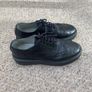 grenson black leather trainers Image 4