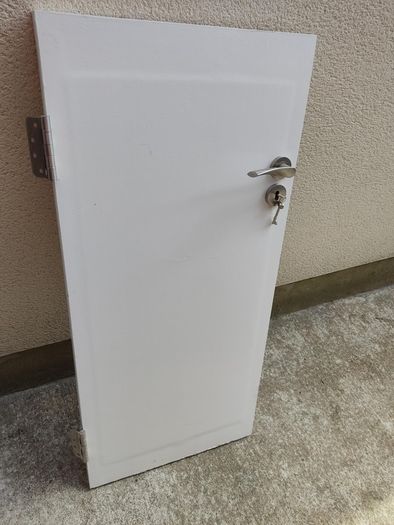 Small door and lock