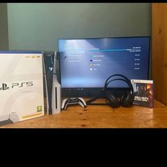 PS5, PlayStation 5 gaming bundle + monitor