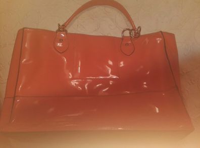 Coral Patent Bag