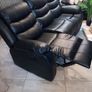 3 Seater leather reclining Sofa Image 6