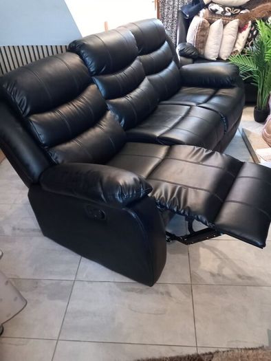 3 Seater leather reclining Sofa