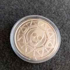 USA Skull 1 Ounce 999 Silver Coin 2009