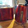 Red kitchen appliance bundle Image 5
