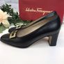 Ferragamo Gancini leather pumps Image 3