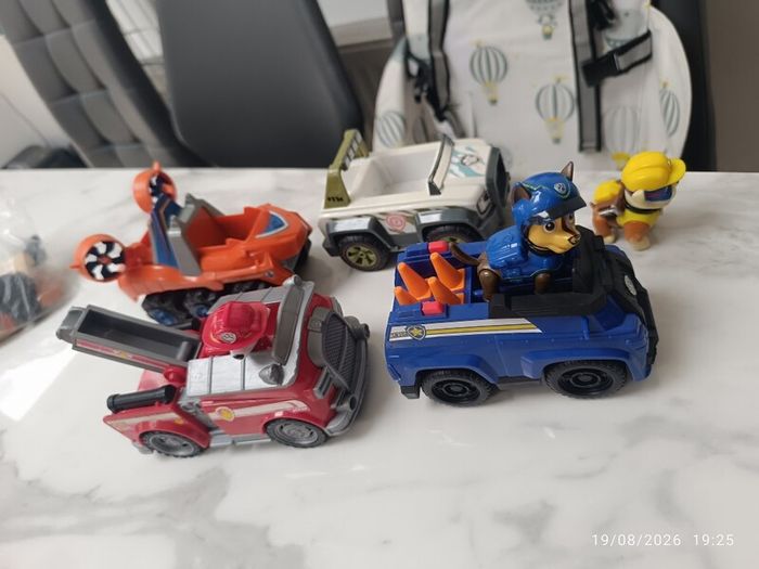 PAW PATROL characters and cars