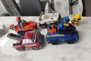 PAW PATROL characters and cars