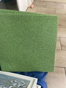 green carpet tiles