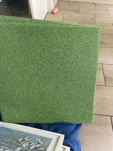 green carpet tiles
